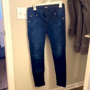 Hudson’s size 27 Colin Skinny Jean Dark blue wash